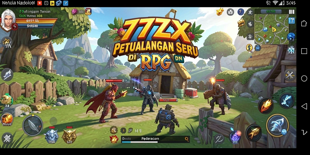 Screenshot gameplay 777ZX menampilkan petualangan RPG yang mengasyikkan.