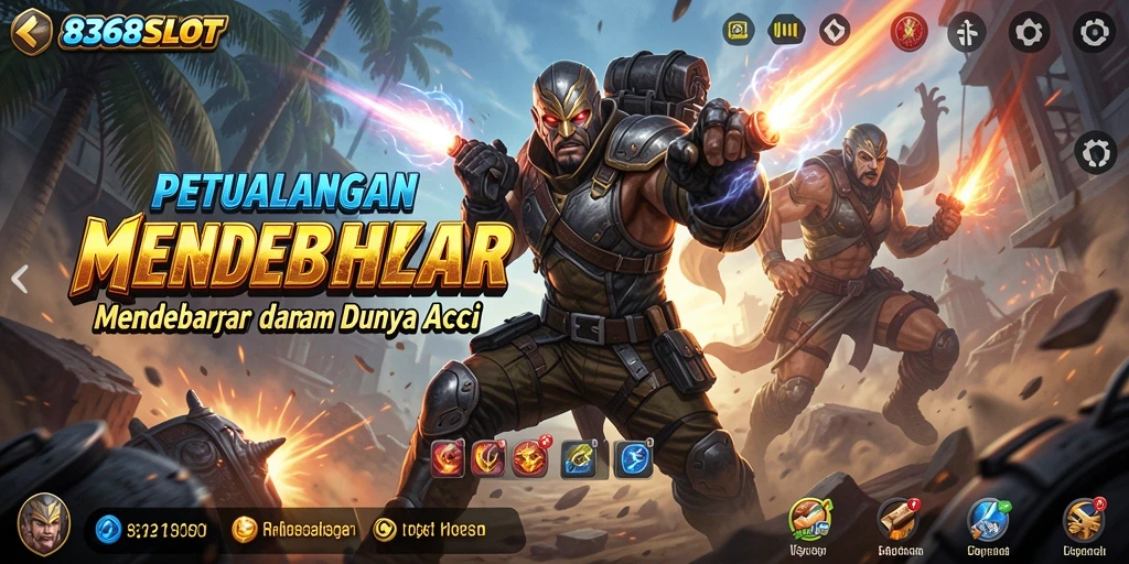 Gameplay seru dalam 8368SLOT yang menunjukkan aksi mendebarkan.