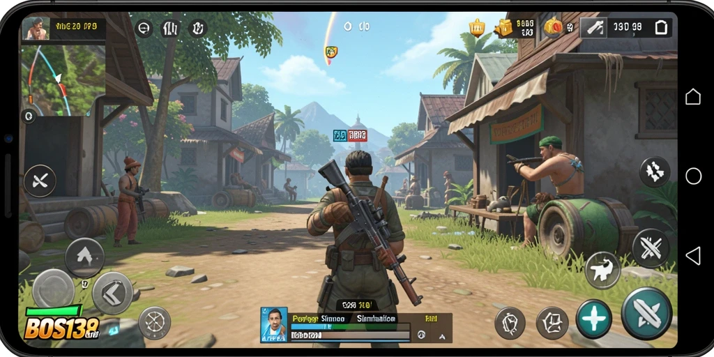 Tampilan gameplay menarik dalam game Simulation BOS138.