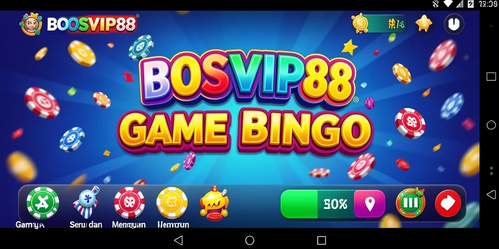 Tampilan gameplay menarik dari BOSVIP88 dengan suasana Bingo yang seru.