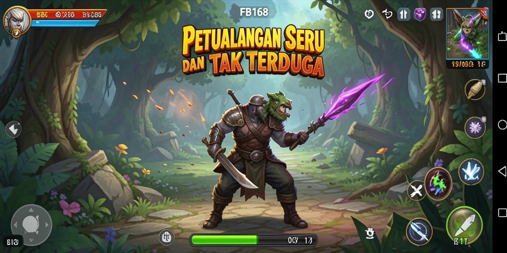 Tangkapan layar menunjukkan gameplay seru dan petualangan yang mendebarkan.