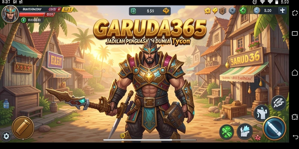 Tampilan aksi menarik dari gameplay Tycoon GARUDA365.