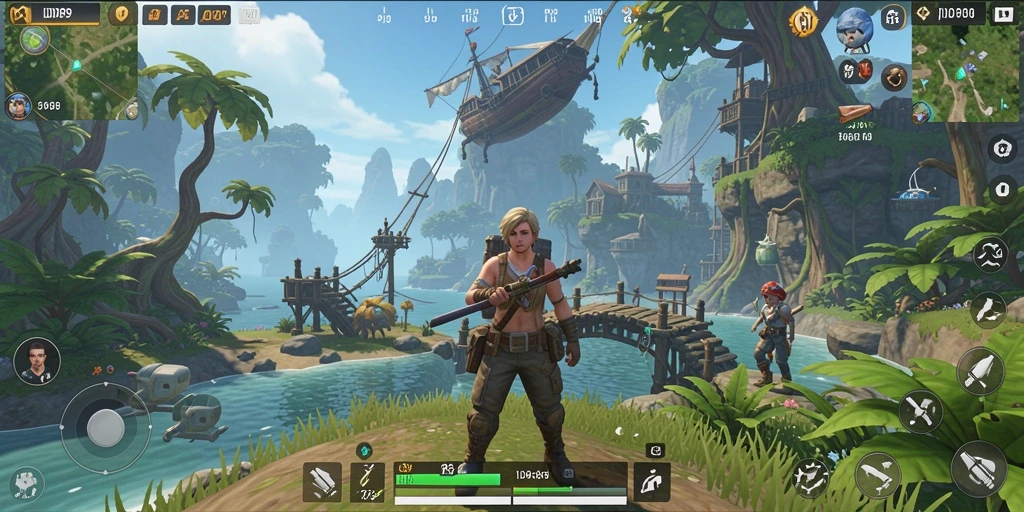 Screenshot gameplay IDR89 menampilkan eksplorasi mendalam di dunia terbuka yang menawan.