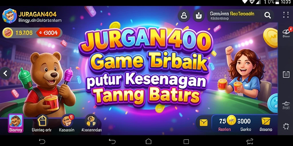 Tampilan gameplay JURAGAN404 yang seru dan interaktif.