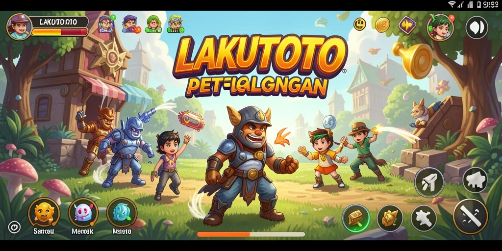 Tampilan gameplay seru dan tantangan menarik di LAKUTOTO.