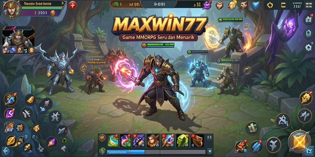 Tangkapan layar utama MAXWIN77 menampilkan aksi gameplay yang seru dan menegangkan.