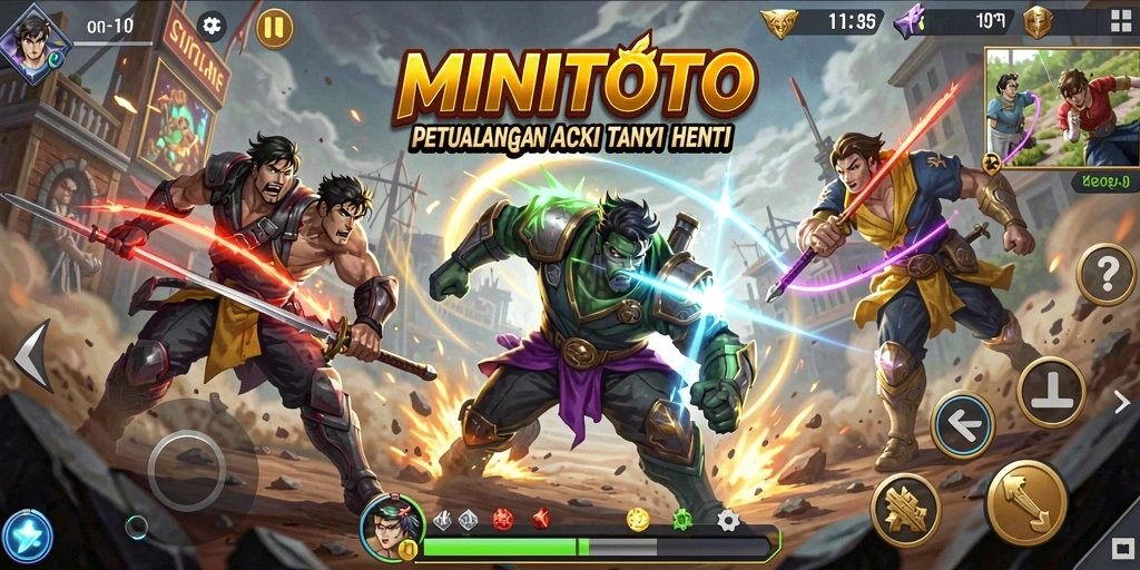 Tampilan gameplay yang menarik dan mendebarkan dalam MINITOTO.