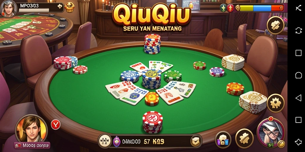 Tampilan menarik dari gameplay seru QiuQiu di MPO303.
