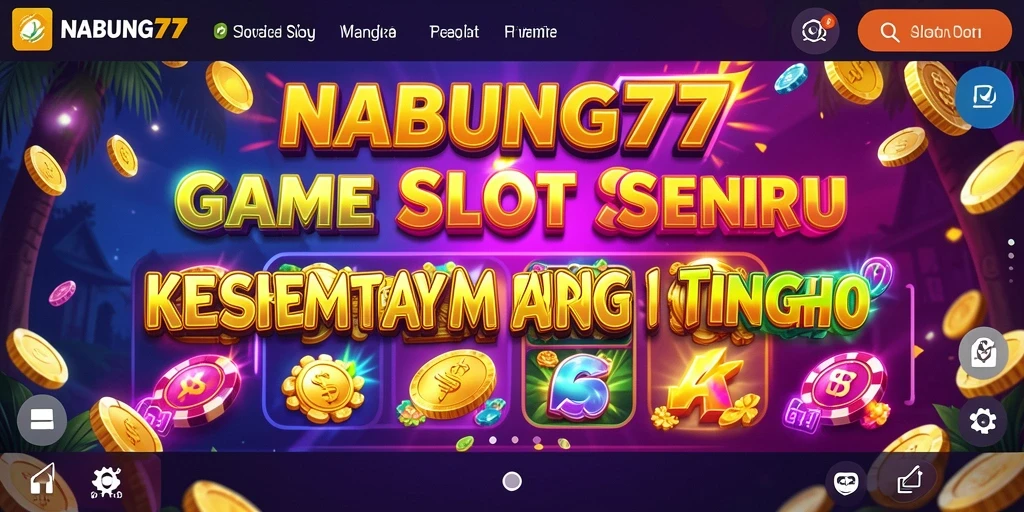 Tampilan gameplay seru dan interaktif dalam NABUNG77.