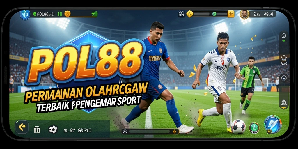 Tampilan gameplay <strong>POL88</strong> yang menegangkan dan penuh aksi olahraga.