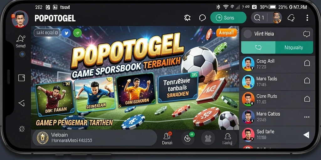 Gambar tampilan utama dari gameplay Sportsbook di POPOTOGEL.