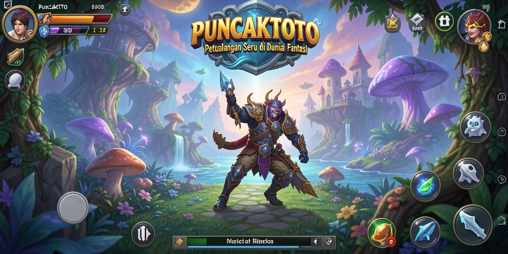 Tangkapan layar gameplay PUNCAKTOTO yang menampilkan aksi seru dalam petualangan.