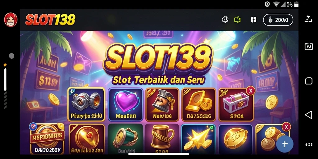 Tampilan gameplay SLOT138 dengan visual slot yang menarik.