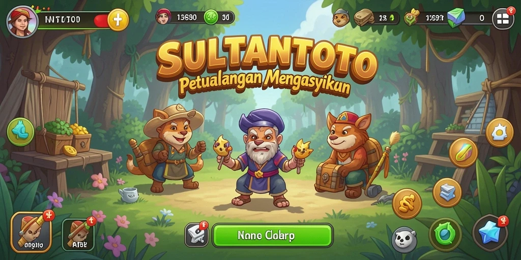 Tampilan gameplay menarik di SULTANTOTO dengan aksi Idle yang seru.