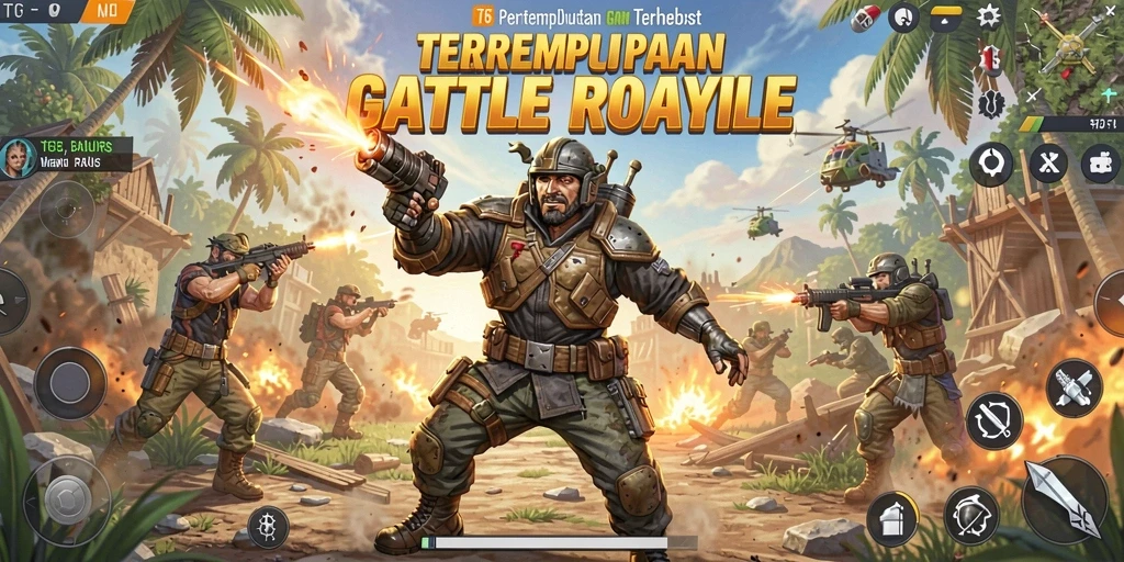 Gameplay T6 yang menegangkan dalam pertempuran Battle Royale.
