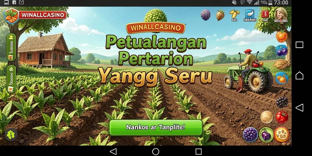 Gameplay menarik saat bertani di WINALLCASINO.