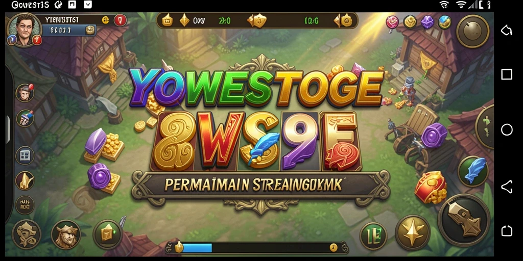 Tangkapan layar gameplay YOWESTOGEL yang menunjukkan pertempuran strategis.
