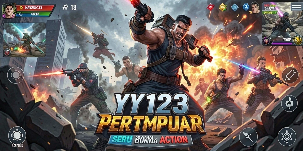Tangkapan layar gameplay YY123 menampilkan aksi menegangkan dan grafis yang memukau.