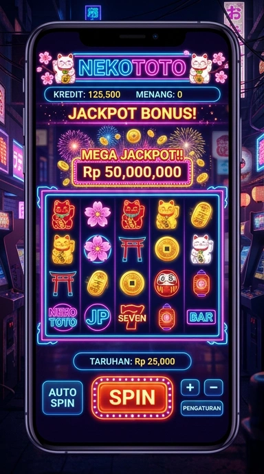 Tampilan antarmuka aplikasi nekototo yang user-friendly.